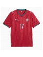 Portugalsko Rafael Leao #17 Domácí Dres MS 2026 Krátký Rukáv Portugalsko Rafael Leao #17 Domácí Dres MS 2026 Krátký Rukáv